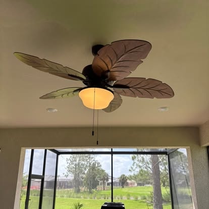 Ceiling Fan Installation — after